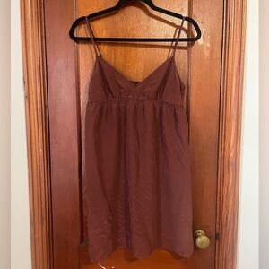 Banana Republic Deep Red Top 100% silk Size S